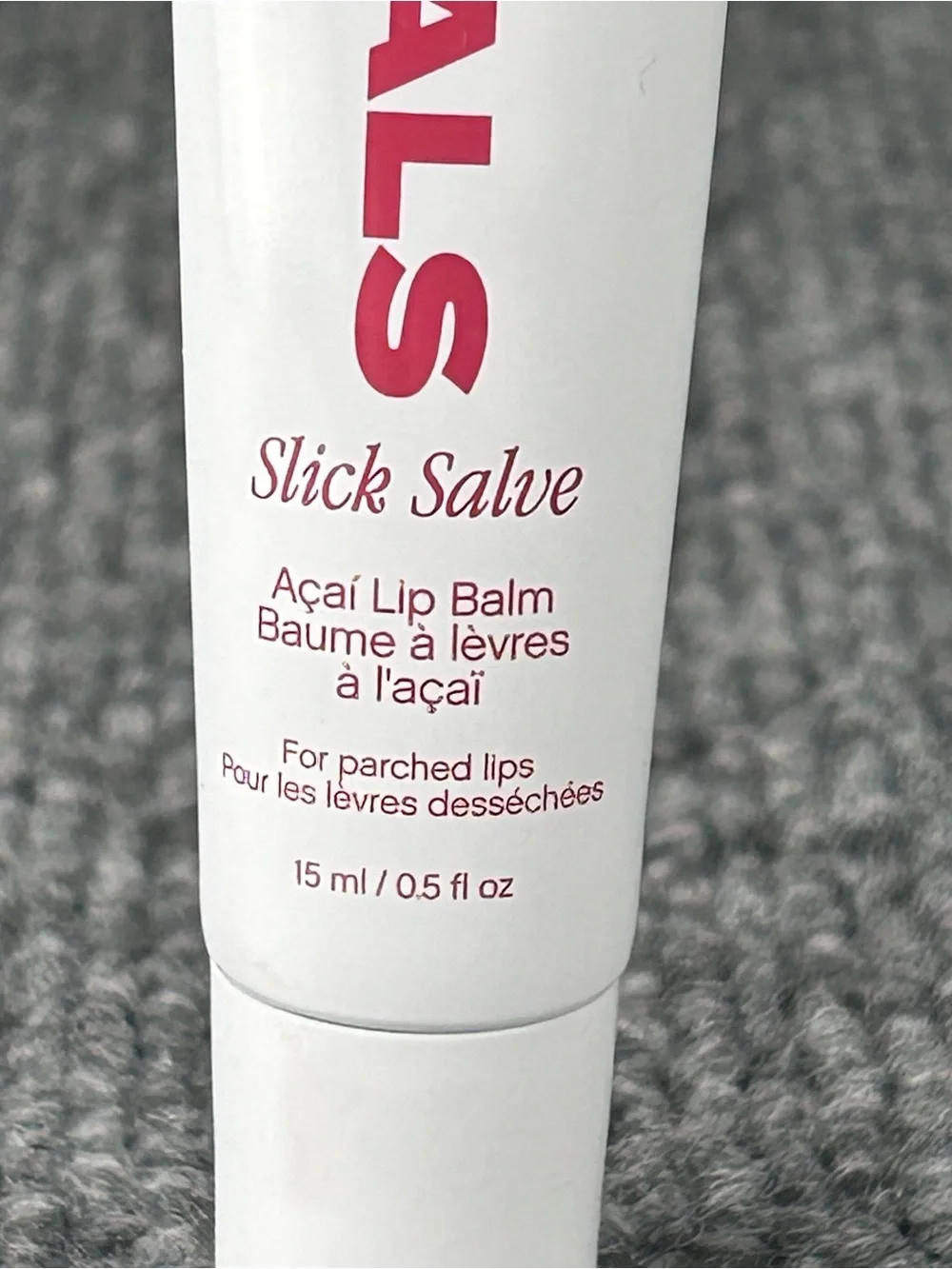 TOPICALS Slick Salve Açaí Lip Balm 0.5 oz Full Size Hydration Ceramides NWOB